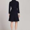 Clothing Teri Jon | Boucle Mock Two Piece Dress Black