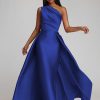 Clothing Teri Jon | One Shoulder Stretch Gazar Gown