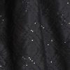 Clothing Teri Jon | Taffeta Sequin Embellished Puff Sleeve Dress Black